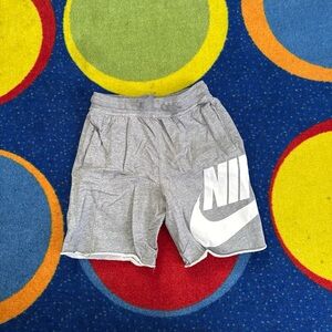 Nike Light Gray Logo Casual Shorts
